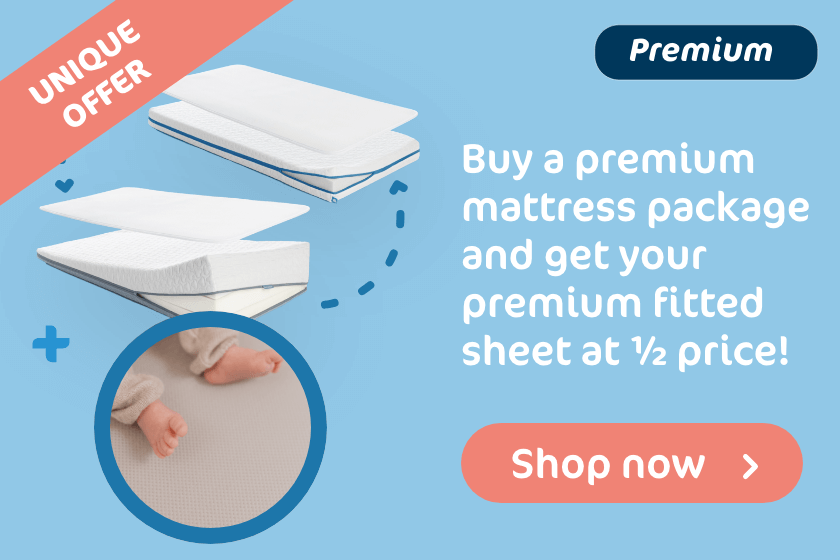 Buy a premium mattress package and get your premium fitted sheet at 1/2 price