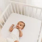 Fitted Sheet - crib - 74 x 58 cm - White 